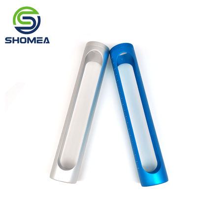 SHOMEA Corte a laser personalizado Tubo com ranhuras de alumínio com fio masculino
