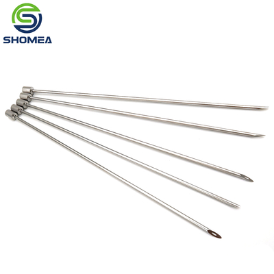 SHOMEA Custom 304/ 316 Agulha de ponta única em convexo de aço inoxidável com fecho de luer