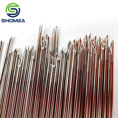 SHOMEA Custom 17G*35cm Agulha de Aspiração de Óvulos de Lúmen Único com Desenvolvimento de Fundição