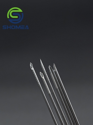 SHOMEA Agulha de ponta de corte traseiro 11G*26G personalizada com Dimple Dot