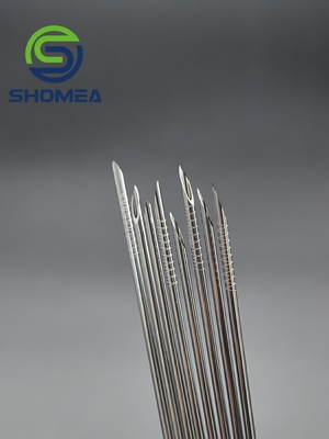 SHOMEA Agulha de ponta de lance 11G-28G personalizada com Dimple Dot