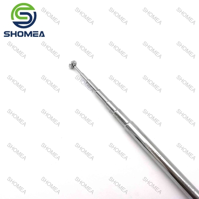 Antenna telescópica de aço inoxidável personalizada com fio na base