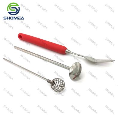 Grill personalizado Forquilhinha retrátil de aço inoxidável