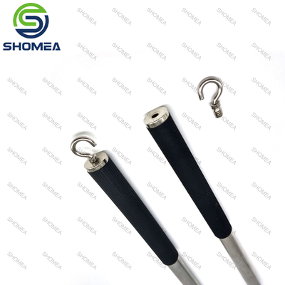 Antenna telescópica de aço inoxidável personalizada com fio feminino curto na parte inferior