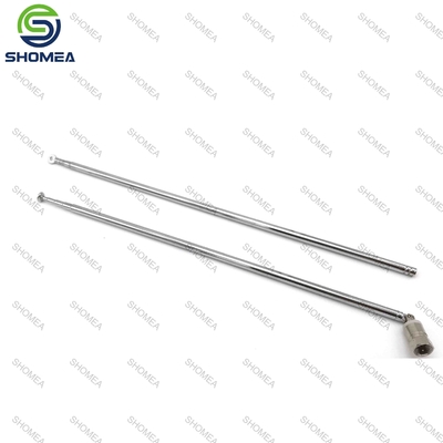 SHOMEA Custom 17,5ft aço inoxidável telescópica de chicote de antena com 3/8 UNF fio masculino