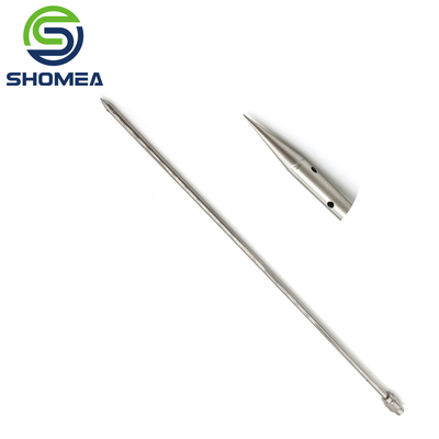 Aço inoxidável personalizado carne marinada injector agulha ponta lápis com buraco lateral