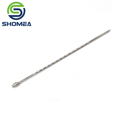 Aço inoxidável personalizado carne marinada injector agulha ponta lápis com buraco lateral
