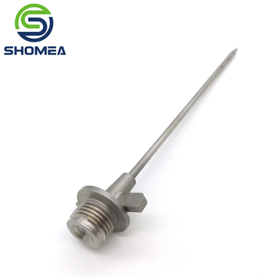 Aço inoxidável personalizado carne marinada injector agulha ponta lápis com buraco lateral