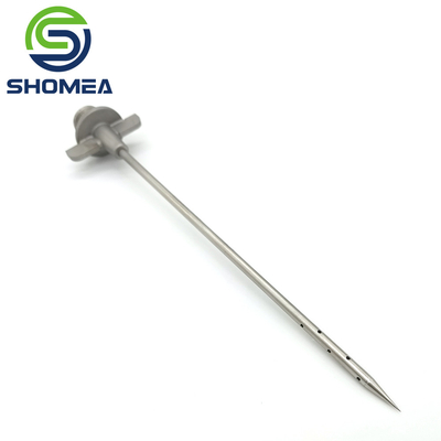 Aço inoxidável personalizado carne marinada injector agulha ponta lápis com buraco lateral