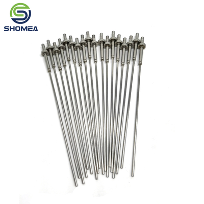 Shomea Aço inoxidável personalizado Sonda de temperatura de aço inoxidável com ponta redonda fechada