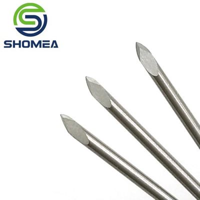 Aço inoxidável sob medida Agulha de convecção triangular sólida com ranhuras