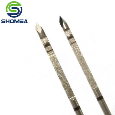 Aço inoxidável sob medida Agulha de convecção triangular sólida com ranhuras