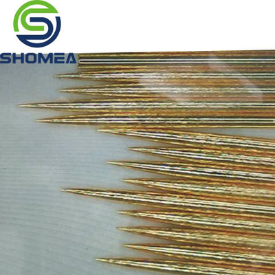 Micro-agulha de aço inoxidável de diâmetro de 0,2-0,3 mm RF revestida de ouro