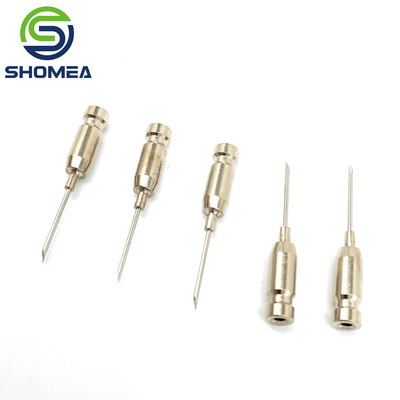 SHOMEA Agulha de extremo de tri-bevel de aço inoxidável de 0,5-1,2 mm personalizada com eixo