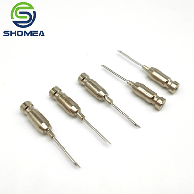SHOMEA Agulha de extremo de tri-bevel de aço inoxidável de 0,5-1,2 mm personalizada com eixo