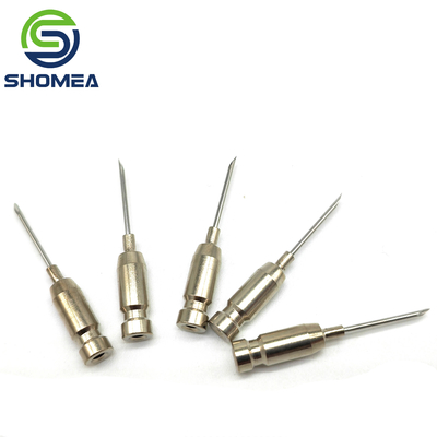 SHOMEA Agulha de extremo de tri-bevel de aço inoxidável de 0,5-1,2 mm personalizada com eixo