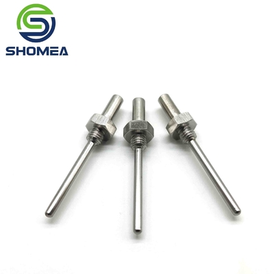 SHOMEA Custom 304/316 aço inoxidável sonda de temperatura com fio masculino