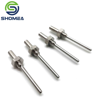 SHOMEA Custom 304/316 aço inoxidável sonda de temperatura com fio masculino