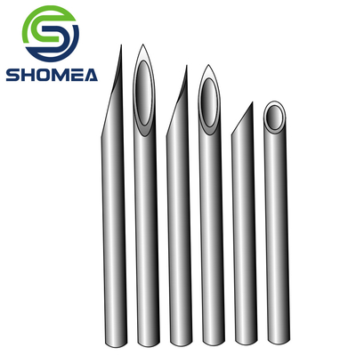 Shomea Agulha de borda única de aço inoxidável de diâmetro de 0,6-1,2 mm personalizada