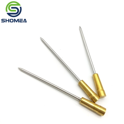 Shomea Agulha de trocar de aço inoxidável 304/316 personalizada com base metálica