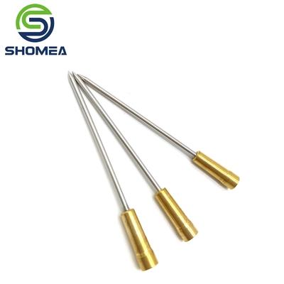 Shomea Agulha de trocar de aço inoxidável 304/316 personalizada com base metálica