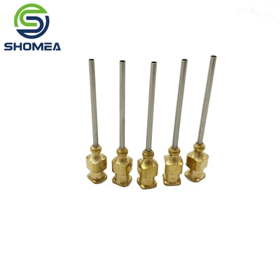 Shomea Agulha de trocar de aço inoxidável 304/316 personalizada com base metálica