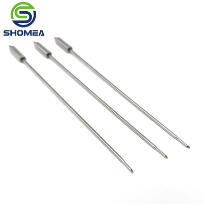 SHOMEA Custom Small Diameter Stainless Steel Agulha deslocada com uma única extremidade convexa