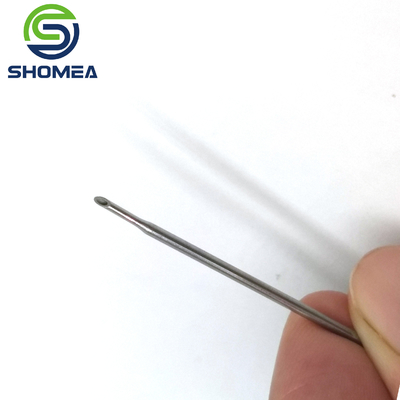 SHOMEA Custom Small Diameter Stainless Steel Agulha deslocada com uma única extremidade convexa