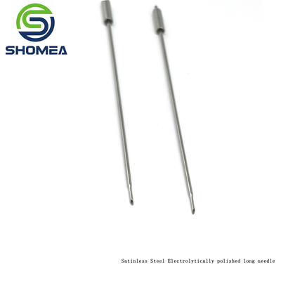 SHOMEA Custom Small Diameter Stainless Steel Agulha deslocada com uma única extremidade convexa