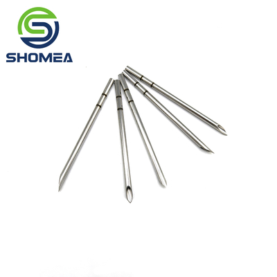 SHOMEA Custom 11G Laser Marking Agulha Trocar de aço inoxidável com ponta de lance
