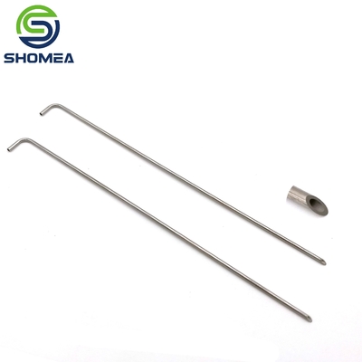 SHOMEA Custom 21G Ferro Inoxidável Dobrada Agulha de Fim de Bevel