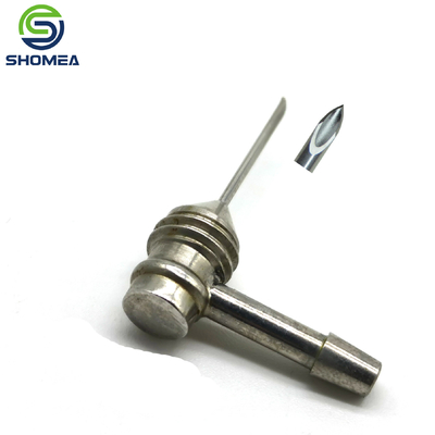 SHOMEA Custom 304/316 agulha pontual de lápis de aço inoxidável com buraco lateral