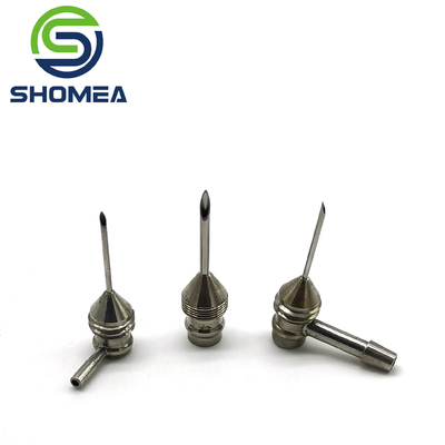 SHOMEA Custom Electrolítico Polido Aço Inoxidável Agulha de Bebedor Duplo Uso Para Máquina de Café