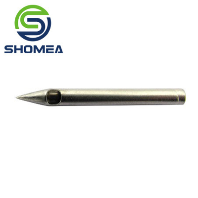 SHOMEA Custom 304/316 Lancet Agulha de aço inoxidável de arejamento com ponta dobrada