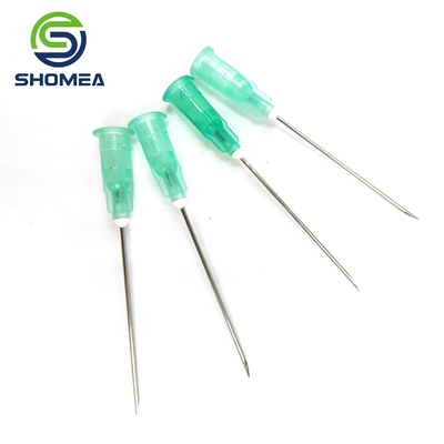 SHOMEA Custom 11G-32G lance de aço inoxidável agulha de ponta em convexo com fechadura de luer de plástico