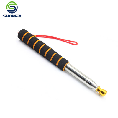 SHOMEA Custom 1M-6M longo de aço inoxidável Guia retrátil mastro de bandeira com alça de algodão espuma