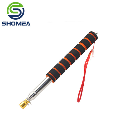 SHOMEA Custom 1M-6M longo de aço inoxidável Guia retrátil mastro de bandeira com alça de algodão espuma