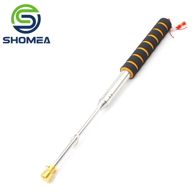 SHOMEA Custom 1M-6M longo de aço inoxidável Guia retrátil mastro de bandeira com alça de algodão espuma