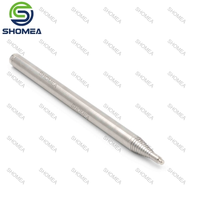 SHOMEA Pólo telescópico de aço inoxidável personalizado com fio masculino na parte superior