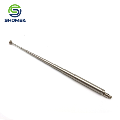 SHOMEA Custom 17,5ft aço inoxidável telescópica de chicote de antena com 3/8 UNF fio masculino