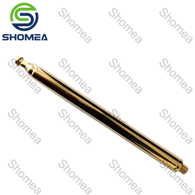 SHOMEA Antenna telescópica de chicote de aço inoxidável / latão personalizada com articulação giratória