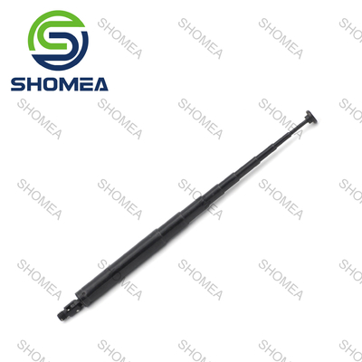 SHOMEA Antenna telescópica de aço inoxidável preto personalizada com fio masculino