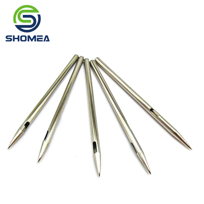 SHOMEA Custom parede fina 304/316 agulha de sulco de aço inoxidável com ponta de lápis