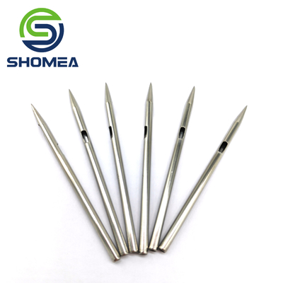 SHOMEA Custom parede fina 304/316 agulha de sulco de aço inoxidável com ponta de lápis