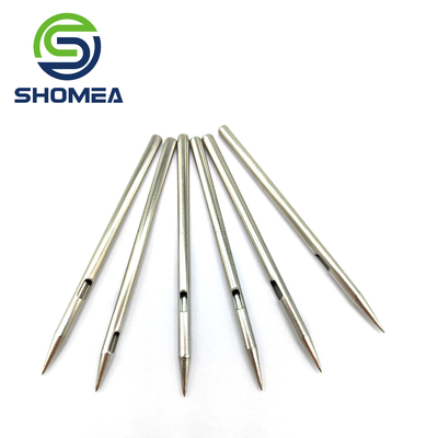 SHOMEA Custom parede fina 304/316 agulha de sulco de aço inoxidável com ponta de lápis