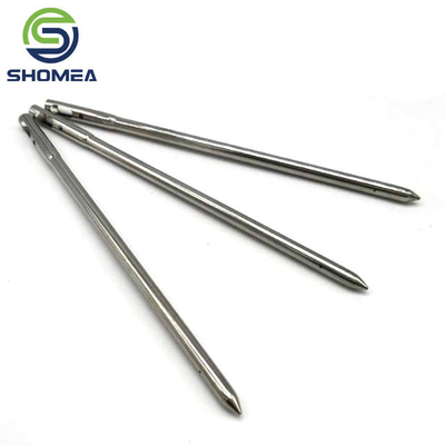 SHOMEA Custom parede fina 304/316 aço inoxidável lápis ponto sonda agulha com buraco lateral