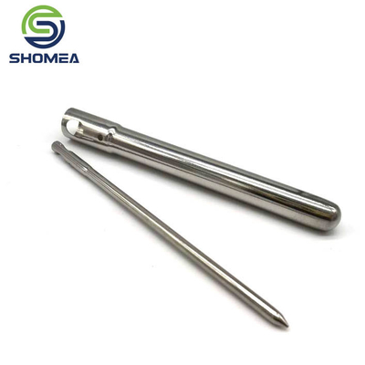 SHOMEA Custom parede fina 304/316 aço inoxidável lápis ponto sonda agulha com buraco lateral