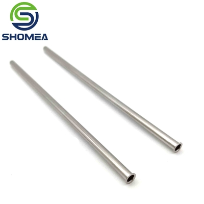 SHOMEA Custom Small Diameter 304/316 Seamless aço inoxidável tubo de extremidade plana