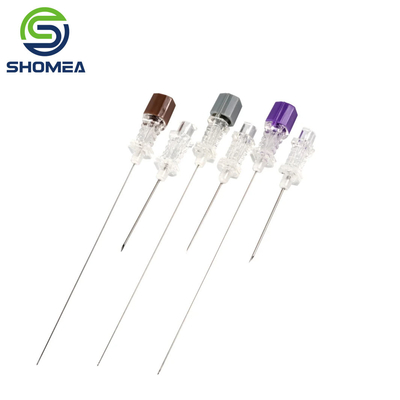SHOMEA personalizado 11G-32G de aço inoxidável Agulha espinhal com extremidade tripla convexa