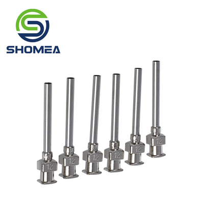 SHOMEA Custom 304/ 316 Agulha de distribuição de cola de aço inoxidável com fecho de luer